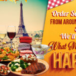 Order Some Meals from Around the World and We’ll Reveal What Makes You Happy! 🥐🍔🌮🥘